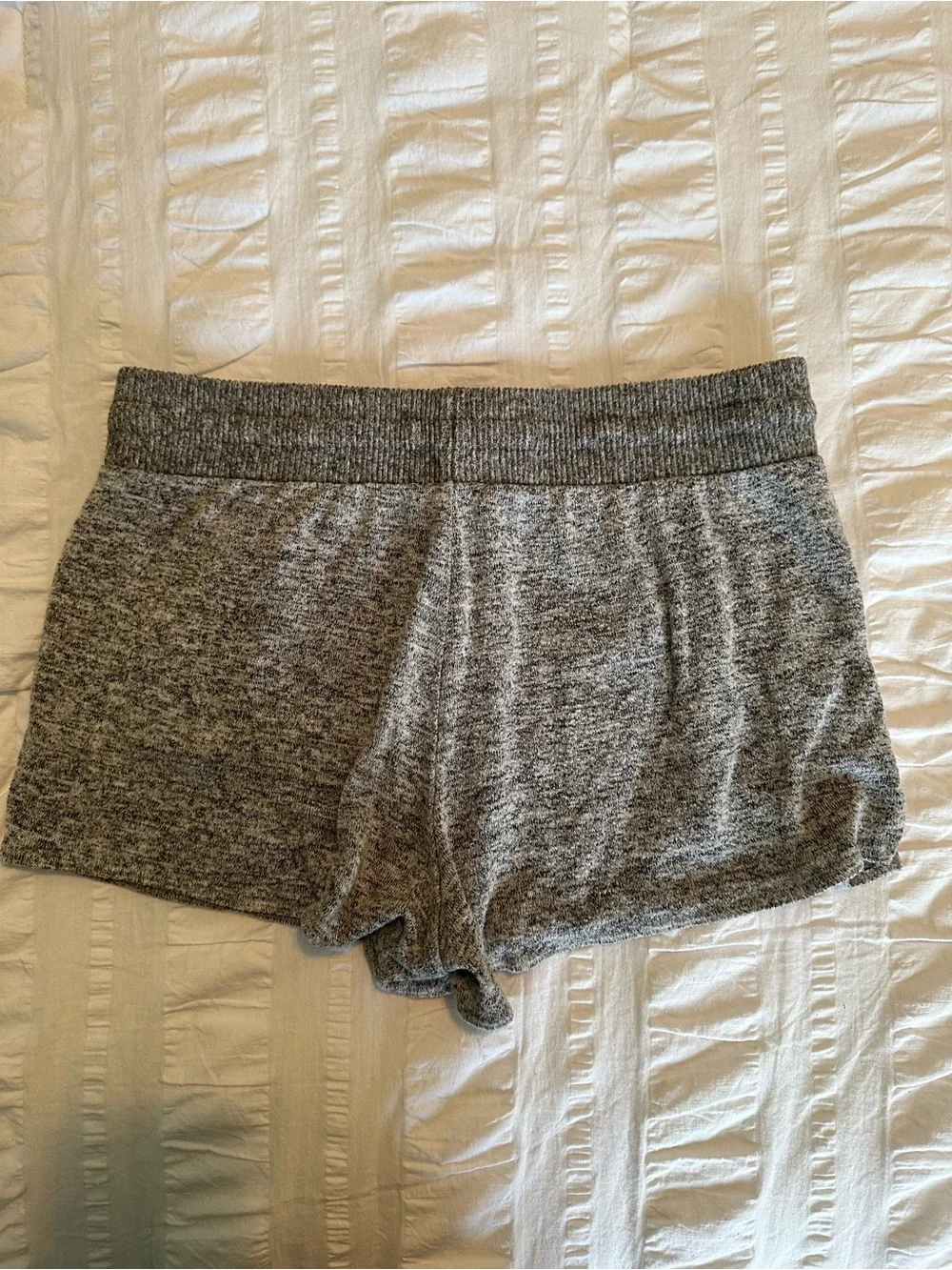 Express Heather Gray Knit Drawstring Lounge Shorts Size S